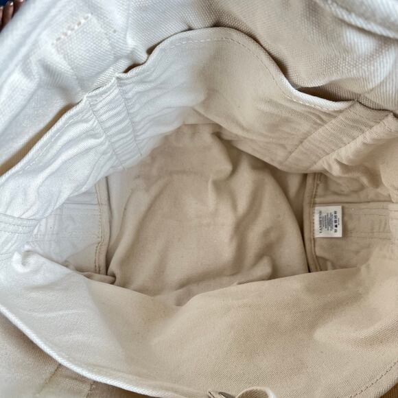 Lands End Medium Natural Open Top Canvas Tote Bag - Picture 5 of 12